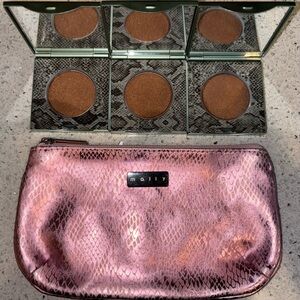 Three New Mally Glow Eye Shadows Makeup Bag Lot .09oz Each